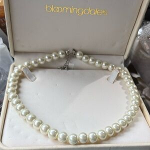 Bloomingdale's Pearl Choker Necklace in Ivory